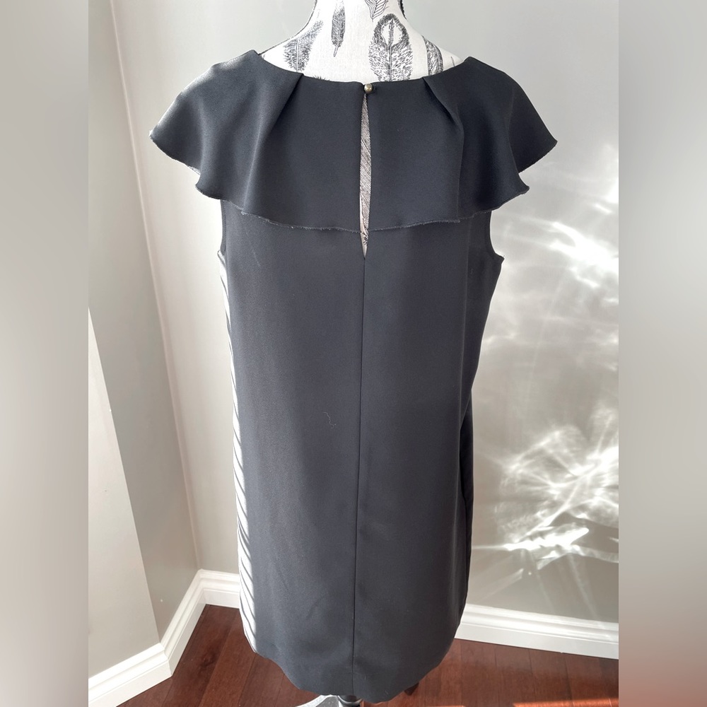 Banana Republic - Black Ruffled Pocket Dress - Picture 2 of 4